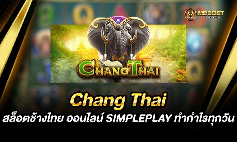 Chang Thai สล็อตช้างไทย ออนไลน์ SIMPLEPLAY ทำกำไรทุกวัน